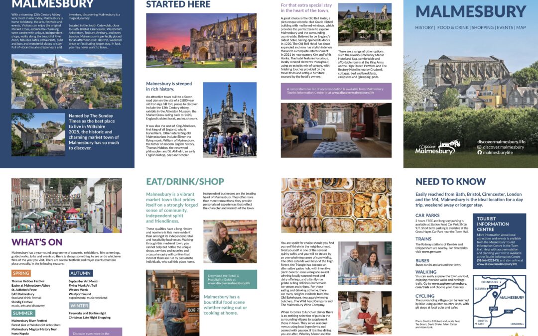 Malmesbury Launches Visitor Guide