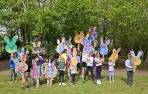 Art Club for Easter - young people at Swindon’s Let’s Create Art Club as they open their doors for their Easter Art Camp.