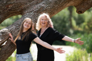 RPA Shortlisted Best Family Business - Fi Da Silva Adams, founder of Revolution Performing Arts with her daughter Angel. 
