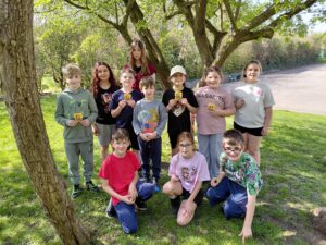 Holiday Club Successful Spring Programme - egg hunt at Easter Just for Fun Holiday club