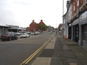 Commercial Road 1888-1890 - from the market end looking towards Regent Circus