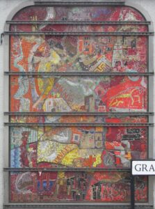The mosaic on Commercial Road in Swindon