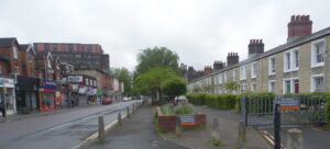 Faringdon Road Swindon looking in the direction of the GWR Park