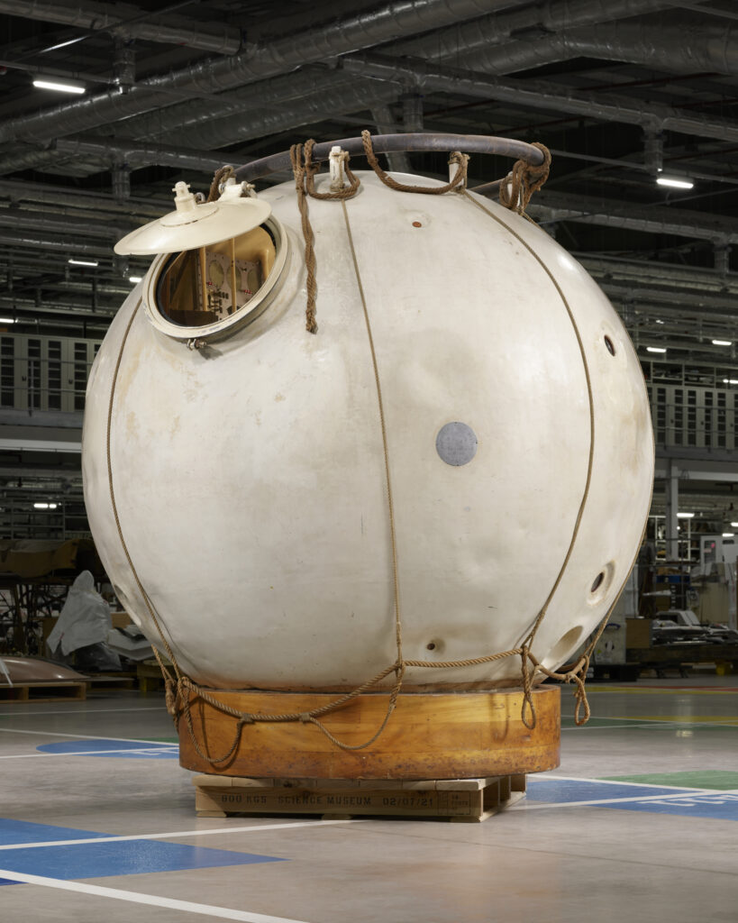 Piccard's Gondola. Original gondola used in Professor Piccard's second ascent into the stratosphere, 18th August, 1932.