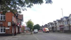 County Road Swindon - a view of County Road