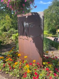 Swindon XTC Tribute Artwork in Queen's Park - image by Jason Spickett