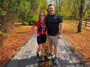 Financial Advisors Counting Steps - Dave Southby and Jenny Ashfield of Southby & Co Financial Planning, who are walking a 26-mile trek and running Swindon’s Half Marathon 2026 for Wiltshire Treehouse.
