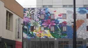 Fleet Square mural by Ed the Poster