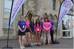 Signal Festival Shortlisted for Award - group standing outside The Platform in the GWR Railway Village
