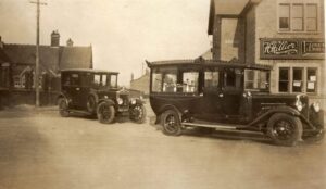 A view of Hillier's funeral services premises on the Broadway in times past.