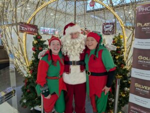 Santa Stars in Brunel's Christmas - Santa and Elves at Swindon Brunel Centre